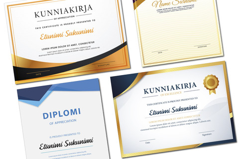 diplomit kunniakirjat