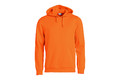 clique basic hoody huppari 021031 170 basichoody visibilityorange front