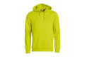 clique basic hoody huppari 021031 600 basichoody visibilitygreen front
