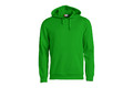 clique basic hoody huppari 021031 605 basichoody applegreen front