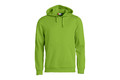 clique basic hoody huppari 021031 67 basichoody lightgreen front