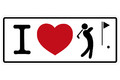i golf tarrat i love golf