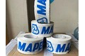 mainosnauha 1 varipainatuksella mapei viitoitus mainosnauha muovi